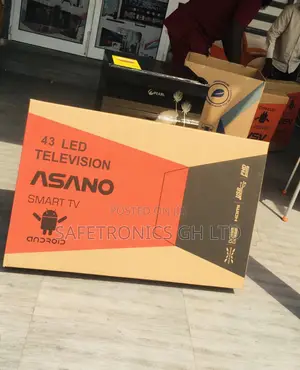 Electric 43 Inches UHD Smart Black Asano LED Glossy Tv