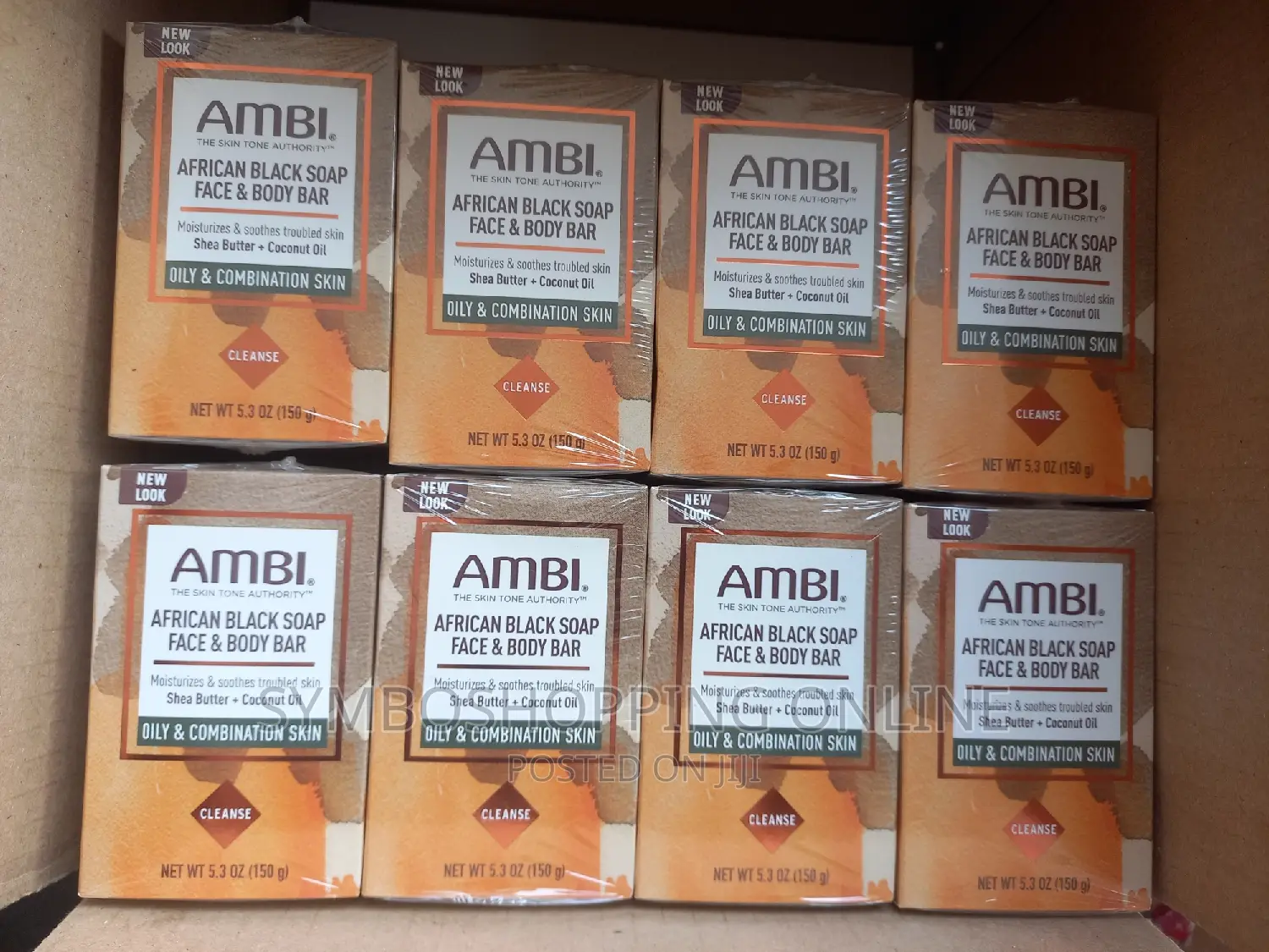 AMBI - African Black Soap Face Body Bar 150g 3pack