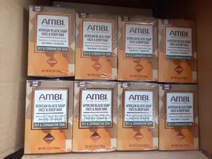 AMBI - African Black Soap Face Body Bar 150g 3pack