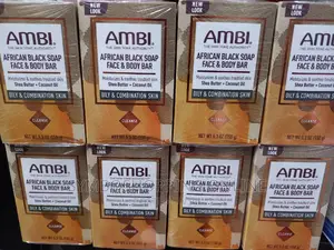 AMBI - African Black Soap Face Body Bar 150g 3pack