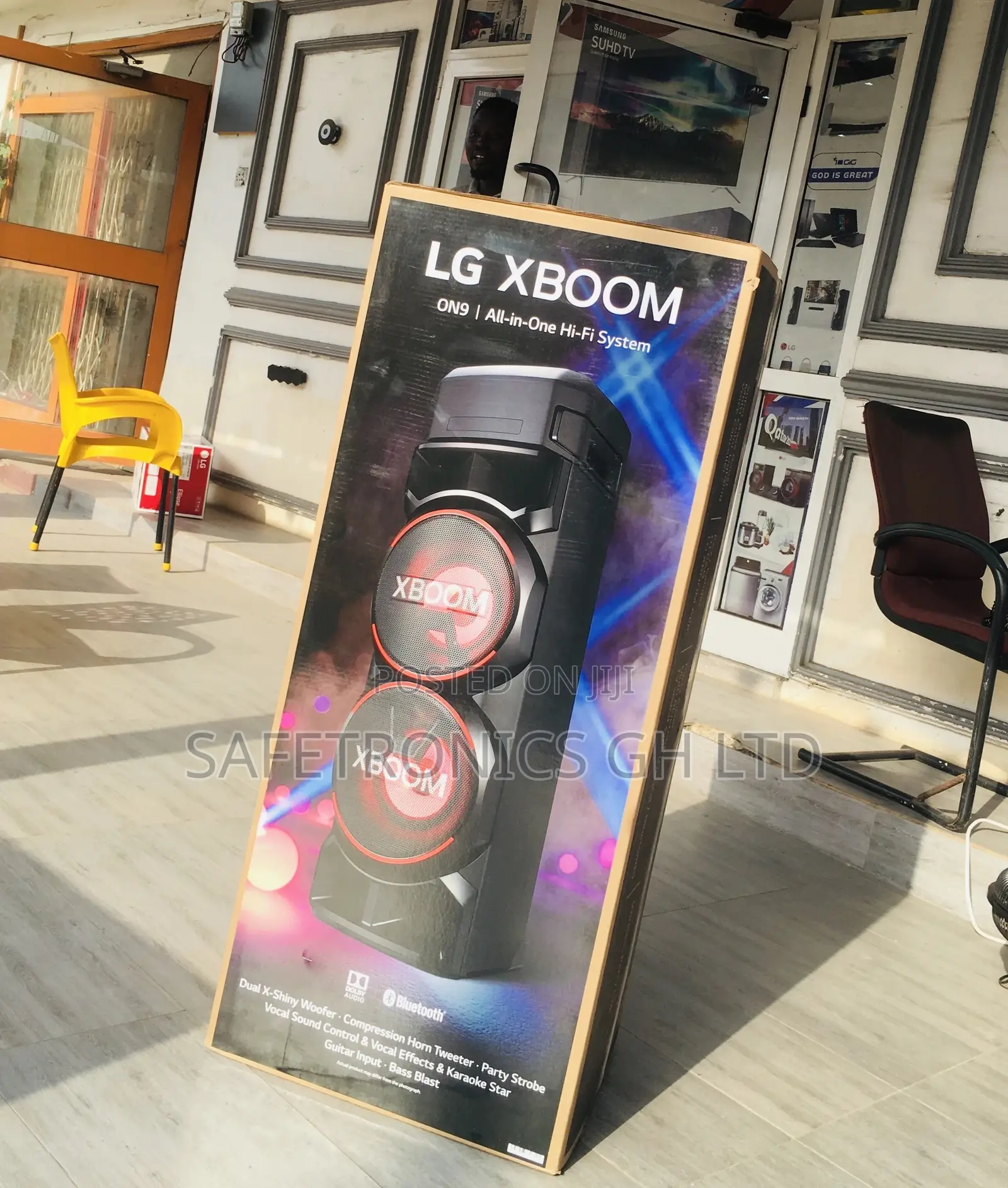 ON9 Black Electric LG Wireless Bluetooth Speaker