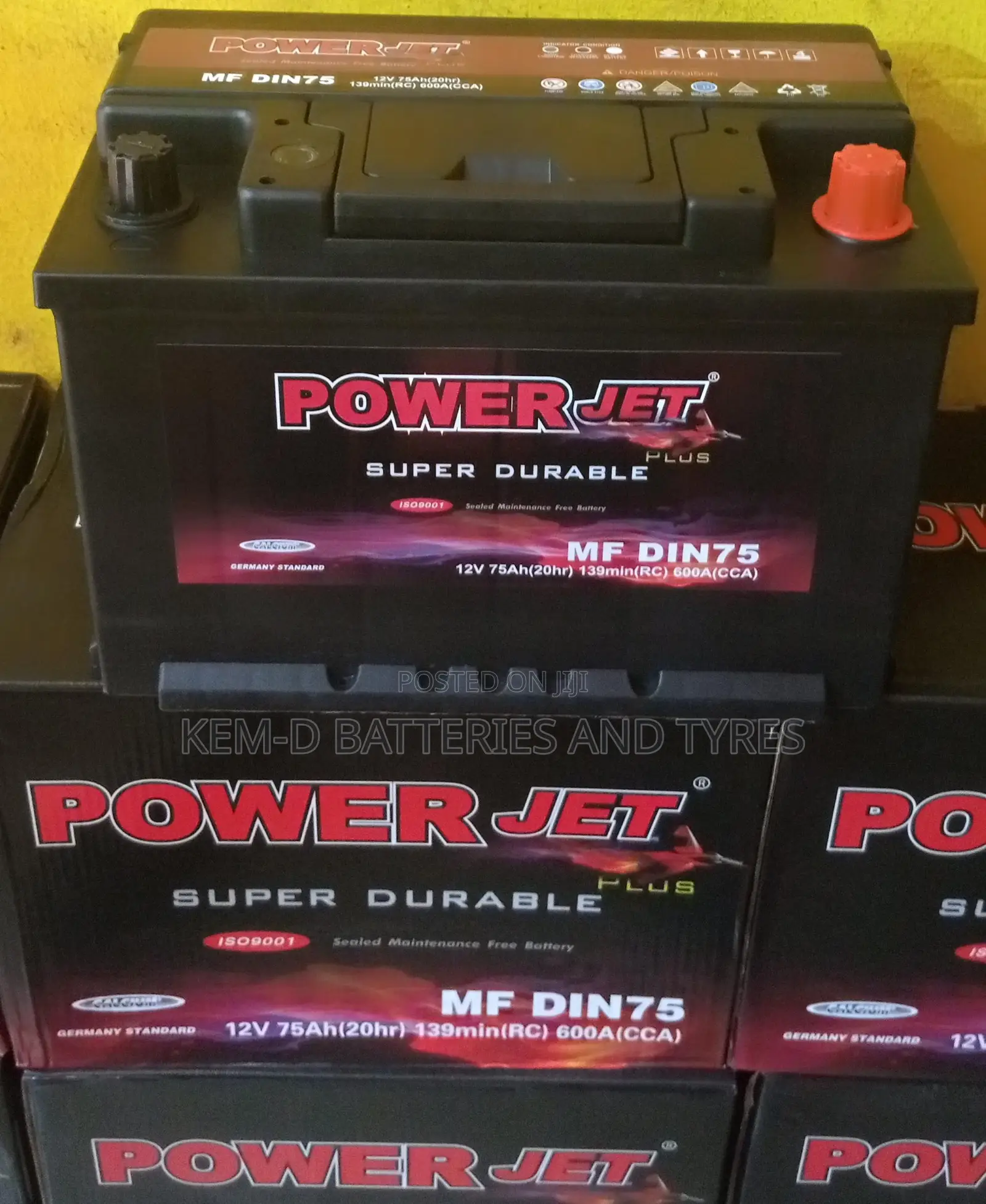 15plates Batteries( Powerjet Battery)-free Doorstep Delivery