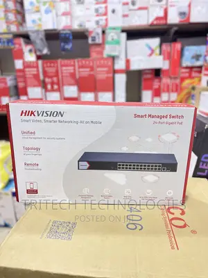 Hikvision 24port Gigabit Smart Poe Switch Ds-3e1526p-Ei/M
