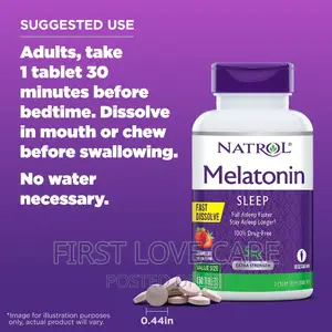 Natrol Melatonin Sleep 10mg Quick Dissolves in in Mouth 100 Tablet
