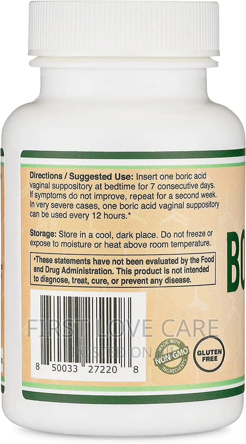 Double Wood Boric ACID 600mg
