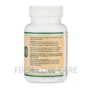Double Wood Boric ACID 600mg