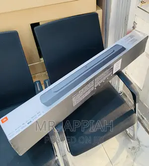 Elegant Black JBL Bar 300 Bluetooth Sound Bar System.