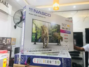 Glossy Sleek UHD Smart Glossy Black Nasco 50”