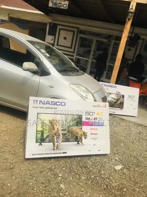 Electric Glossy LED Nasco Smart UHD 50 Inches Black Tv