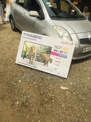 50 Inches LED Glossy Nasco UHD Smart Electric Black Tv