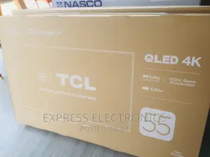 Glossy Sleek Slim UHD Smart Android TCL 55”C645