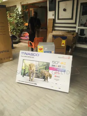 Electric Smart 50 Inches LED UHD Glossy Nasco Black Tv