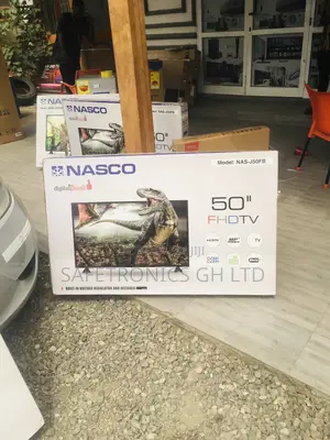 Digital Full HD Nasco LED Glossy Electric 50 Inches Black Tv