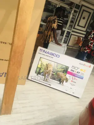 Nasco Electric 50 Inches Glossy Black LED UHD Smart Tv