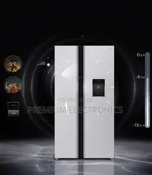 TCL 607l Side-by-Side Refrigerator-607ltrs-P520sbn