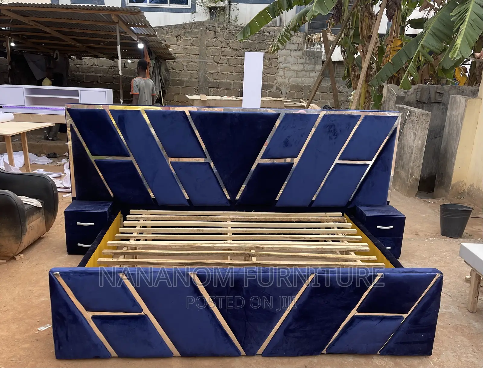 Modern Kingsize Bed Frame Available