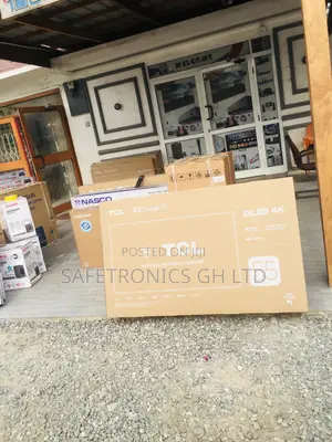 Qled TCL 55 Inches Glossy C635 Electric Smart Black Tv