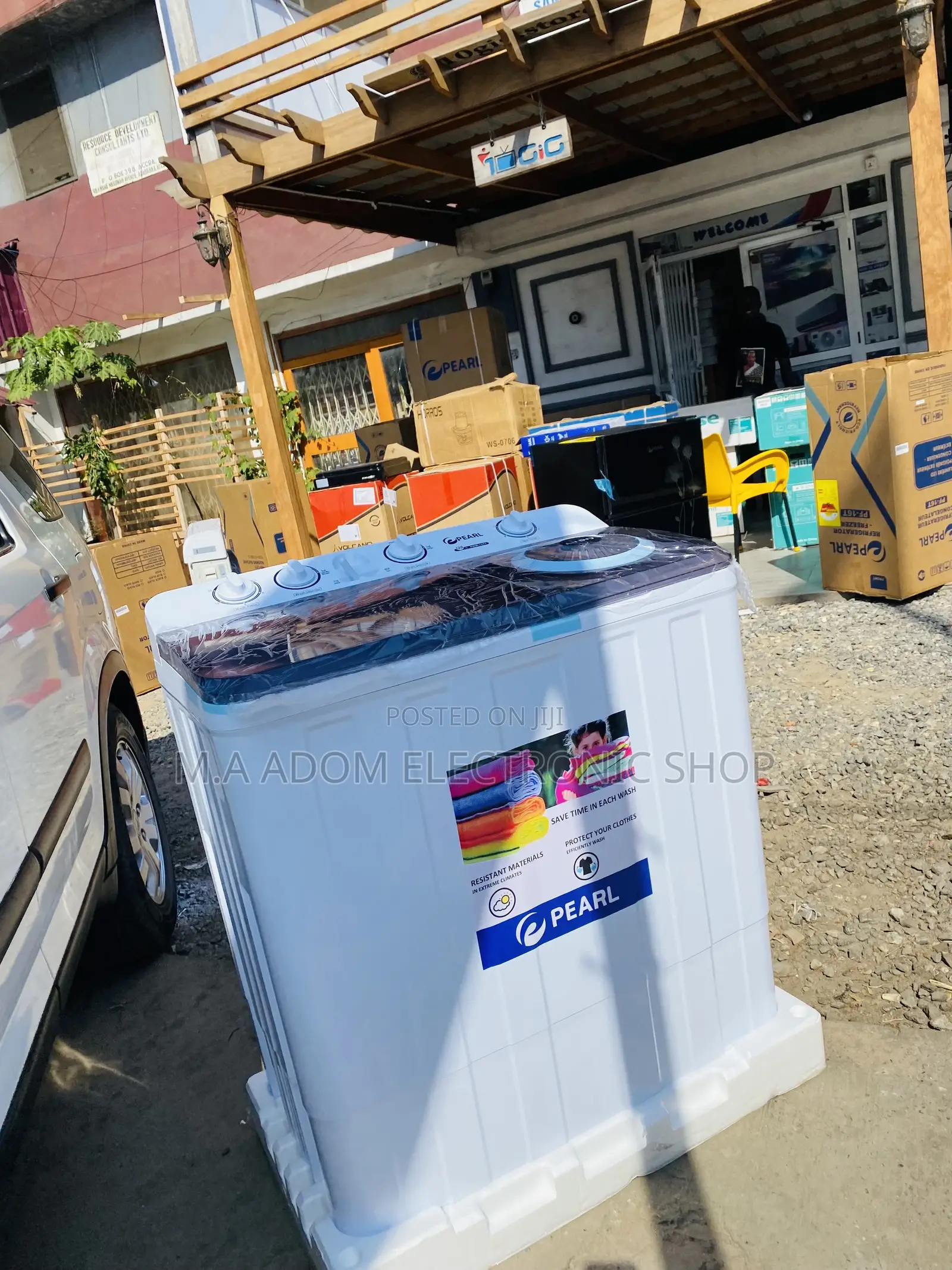 Newly in Stock Pearl 12kg Twin Tap Washing Machine 