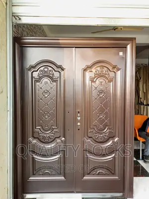 Double Locks Steel Door