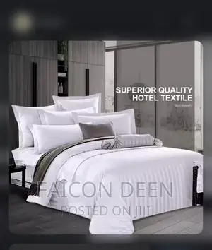 Cotton Stripped Heavy Duvet Set for Hotels
