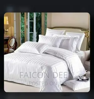 Finest Exquisite Cotton Stripped Heavy Duvet Set