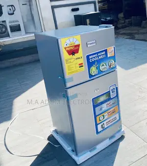 Stainless Steel Nasco Nasf2-120 Double Door Electric Fridge.