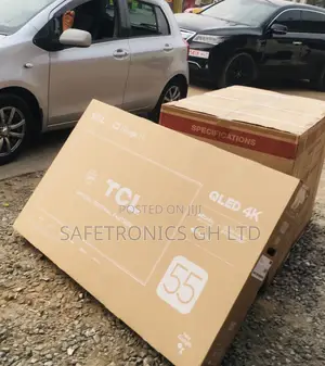 Smart Electric Black 55 Inches Glossy Qled HDR TCL C635