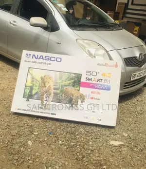 Electric Smart Black Nasco 50 Inches Glossy LED Tv