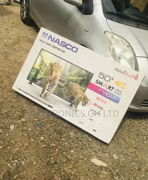 Smart Glossy LED Nasco Electric Black 50 Inches Tv
