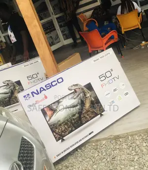 Glossy Led Nasco Full FD Black Electric 50 Inches Nasco Tv