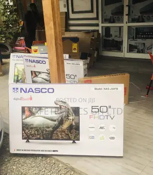 Digital Nasco 50 Inches Full Black Electric Glossy LED Tv