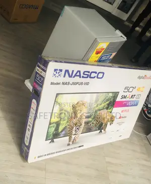 Nasco Smart Glossy LED Black Electric 50 Inches Tv 