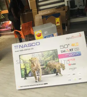  LED Smart Black Electric 50 Inches Glossy Nasco Tv
