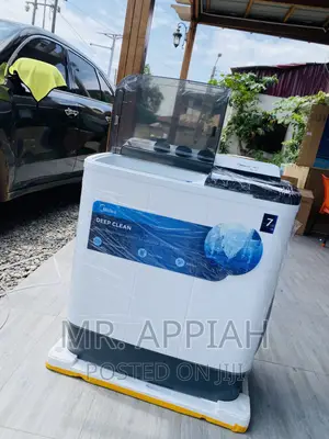 Brand New Midea 7kg Twin Tap Washing Machine.