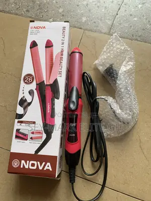 2 in 1 Nova Hair Straightener Ans Curler