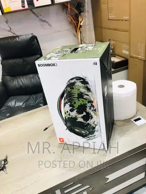 Get Quality JBL Boombox 3 Portable Bluetooth Speaker.