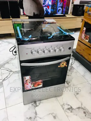 Sliver Color Gas Electric Cooker Oven 2-2