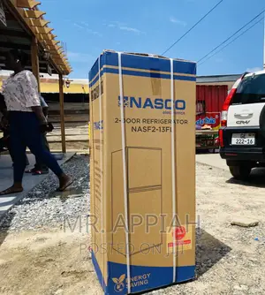 Anti-Rust Nasco Nas F2-13fl Double Door Refrigerator.