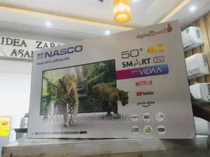 Fresh in Box Nasco 50”UHD Smart Android  Tv 