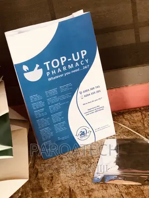 Customized Pharmacy Paperbags