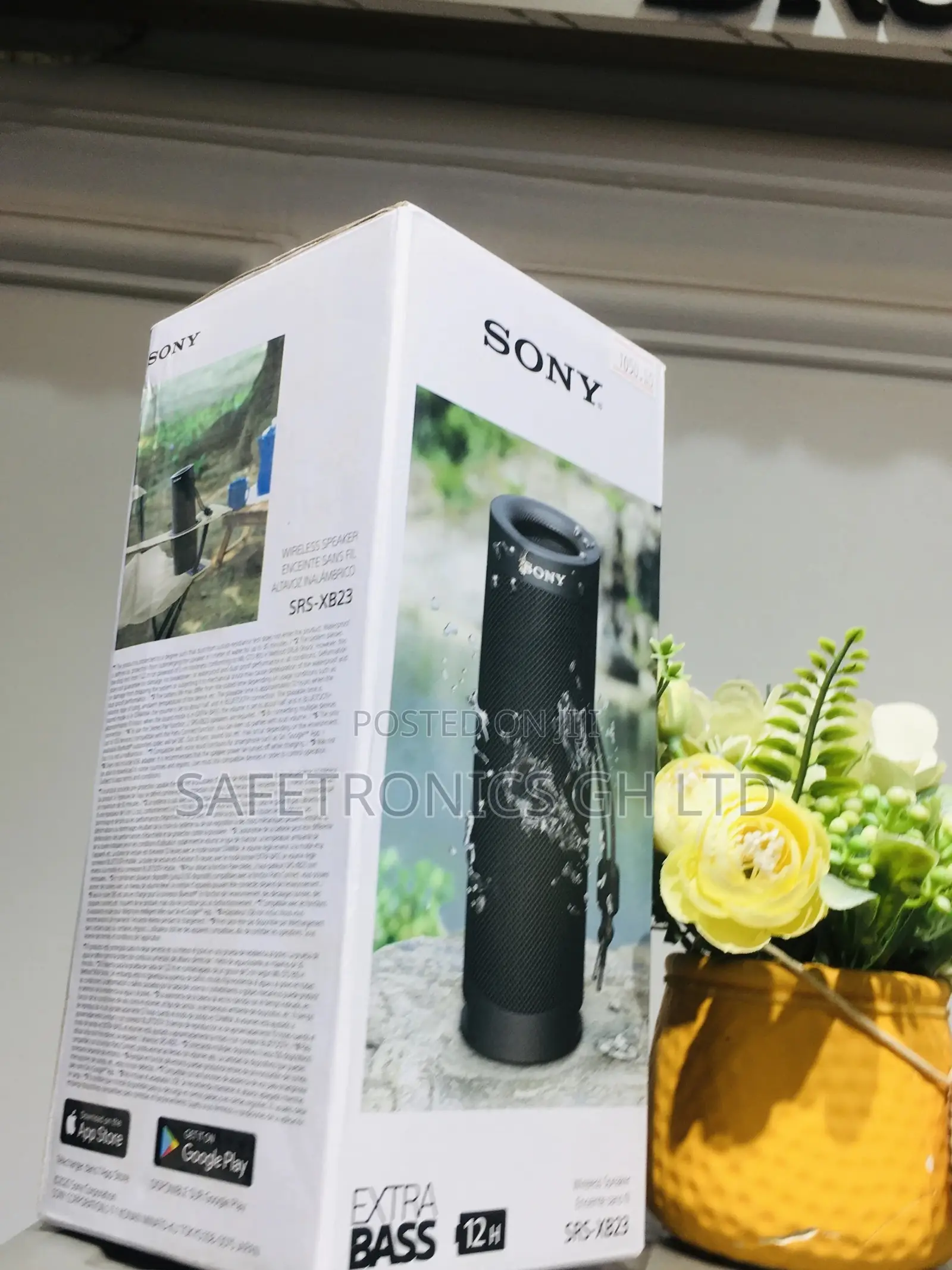 Extra Bass Electric Black SRS-XB23 Sony Bluetooth Speaker