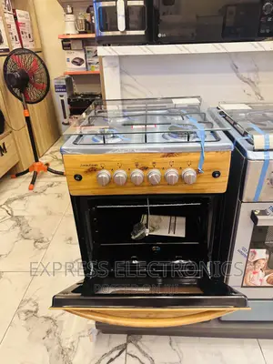 4burner Wooden Light Gas Cooker Oven Grill Rotisserie Grill