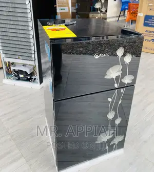 Get Classic Pearl 10T Double Door Electric Fridge,Black