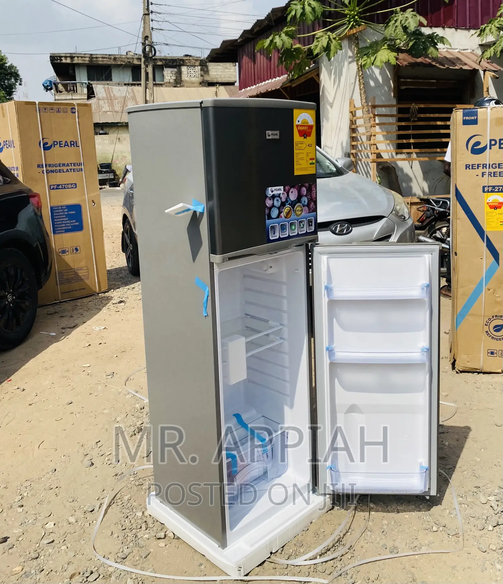 Get Adorable Pearl PF-270 Ix Double Door Electric Fridge.