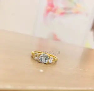 Non Fading Stainless Gold Engagement/Promise Ring