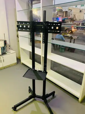 Sealed in Box Moveable Tv Trolly for 32”-65 Inch Tv,Black.