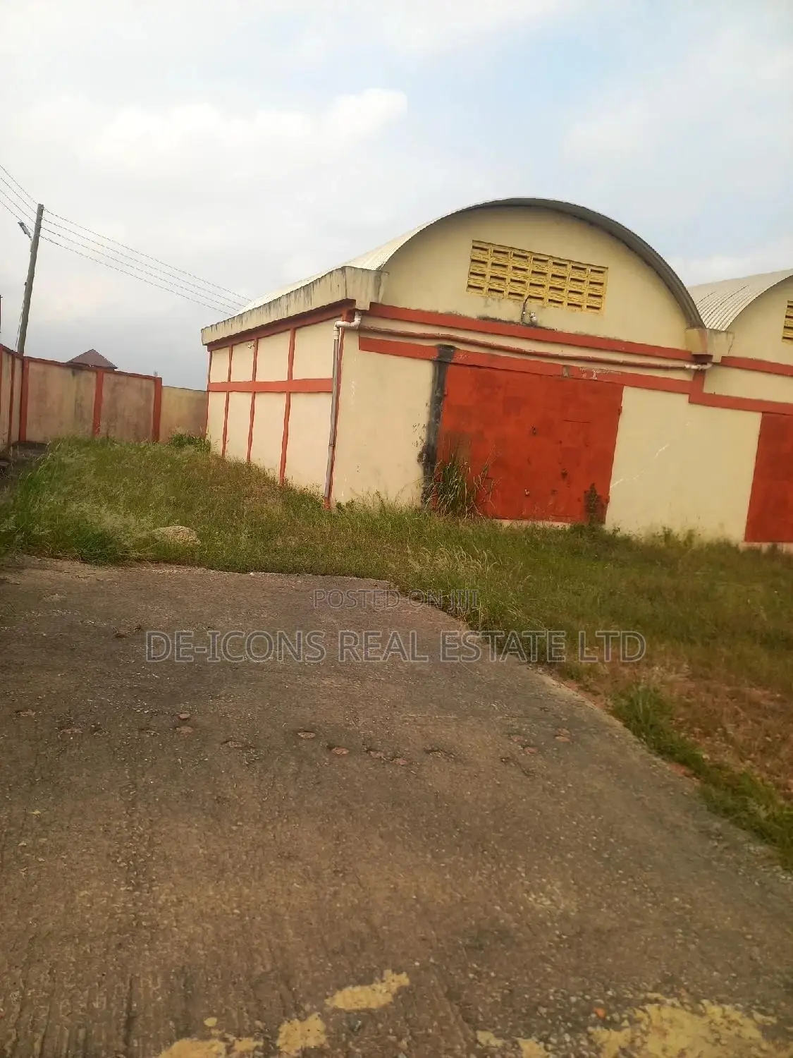 A Mega Warehouse With a One Storey Building for Offices