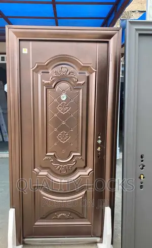 * Secured Crafted Metal Door