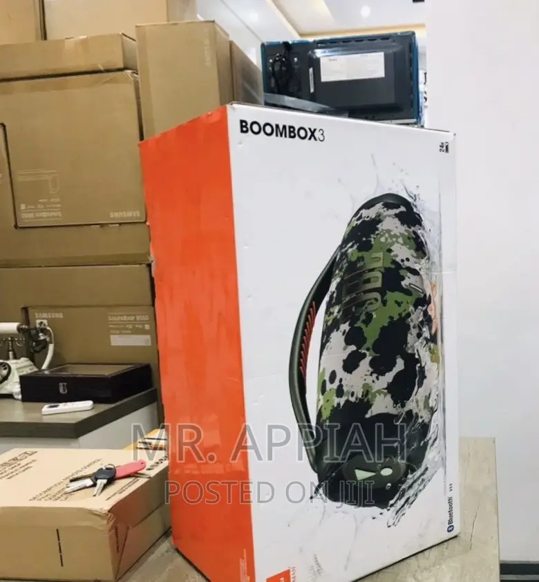 Buy Affordable JBL Boombox 3 Portable Bluetooth Speaker.