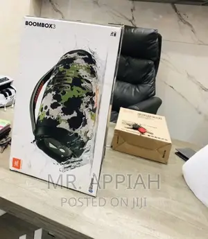 Fabulous JBL Boombox 3 Portable Bluetooth Speaker.